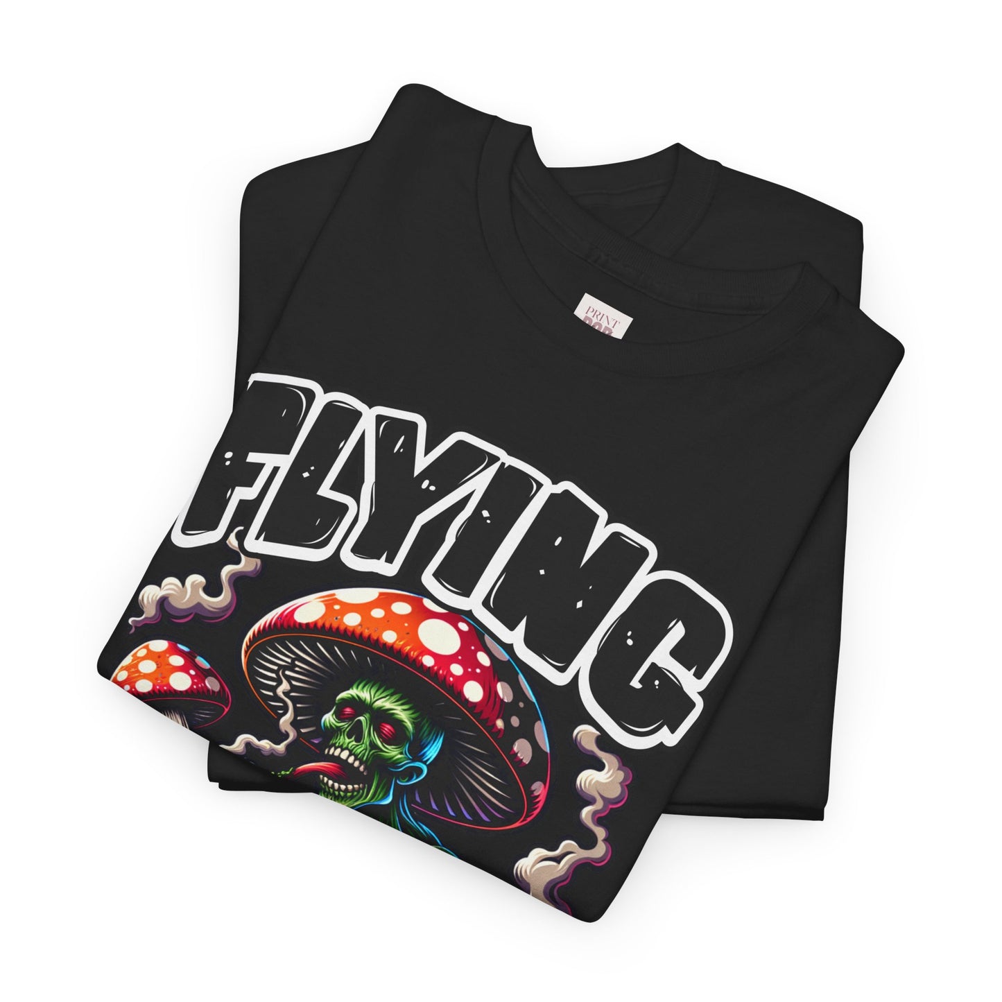 Flying High Unisex Heavy Cotton Tee - Fun Graphic Tee for Casual Style