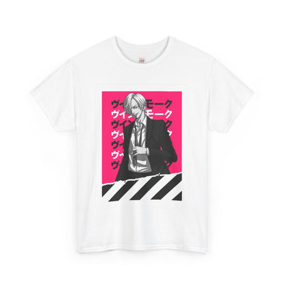 One Piece Sanji Unisex Heavy Cotton Tee - Vibrant and Stylish Design for Otaku Heads