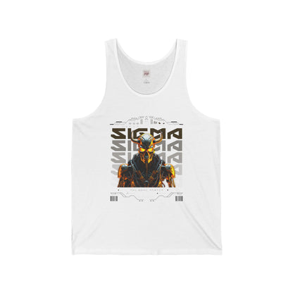 Futuristic Graphic Unisex Jersey Tank - Perfect for Summer Vibes