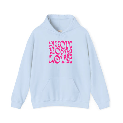 Show Your Love Quoted Unisex Heavy Blend Sweatshirt for Casual Comfort - Premium and Unique