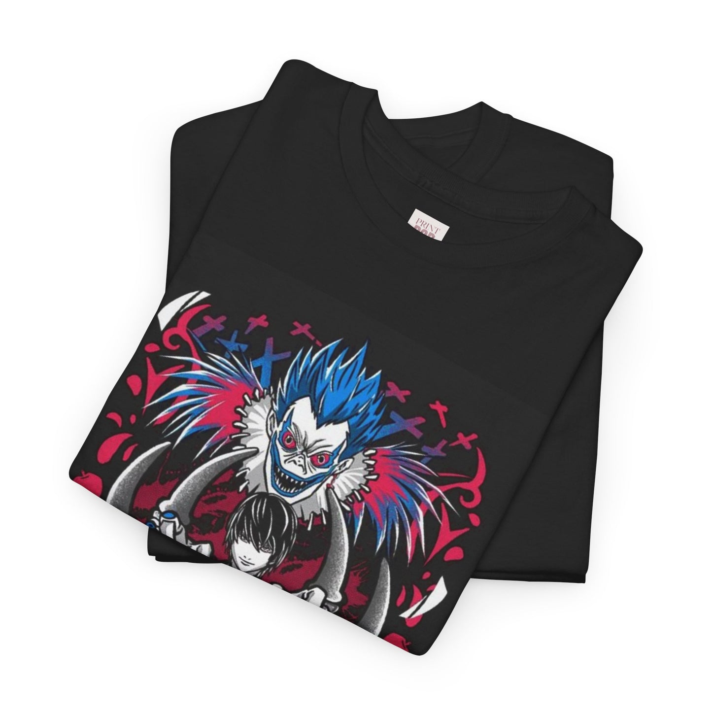 Death Note Unisex Heavy Cotton Tee - Vibrant and Stylish Design for Otaku Heads