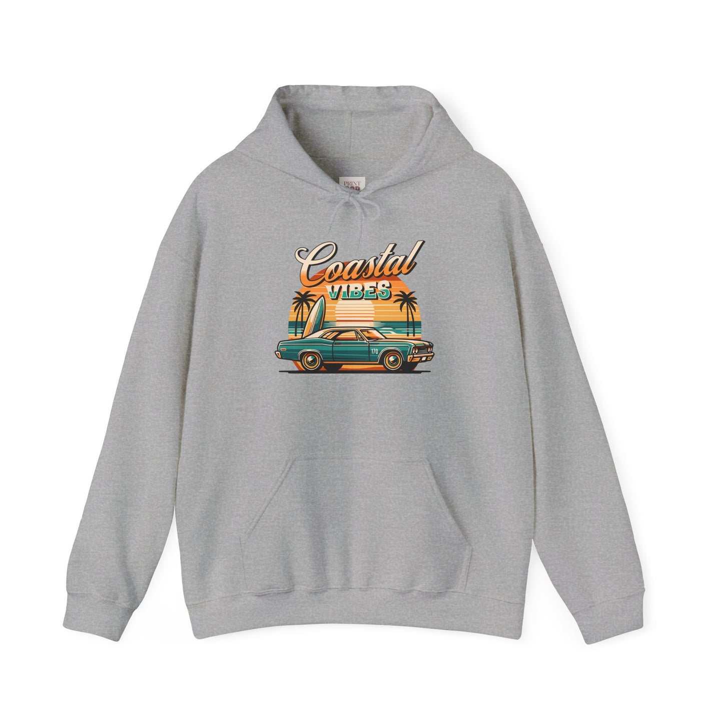 Coastal Vibes Unisex Hoodie - Relaxed and Stylish Hoodie for Beach Lovers