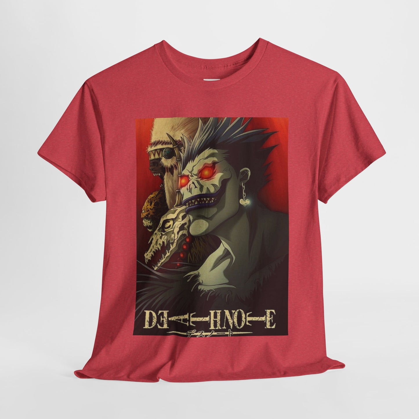 Death Note Ryuk Unisex Heavy Cotton Tee - Vibrant and Stylish Design for Otaku Heads