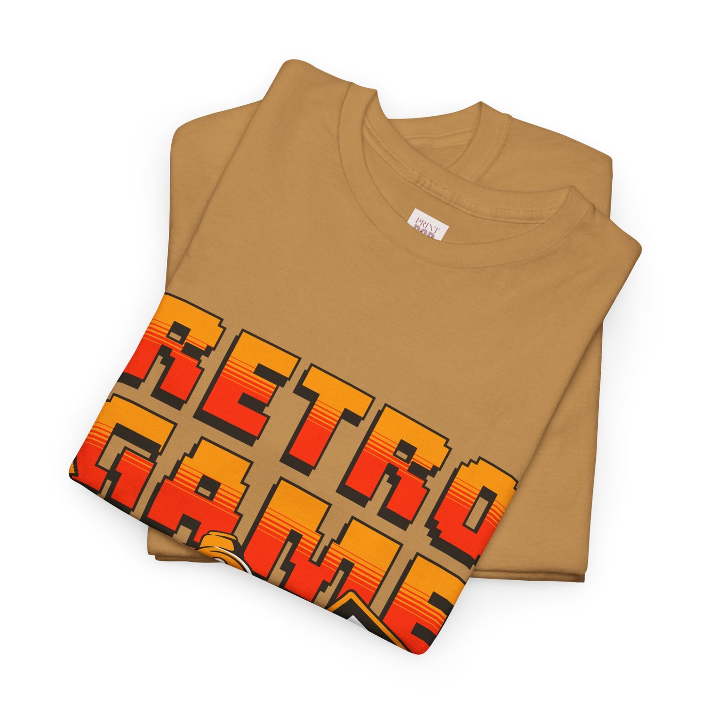 Retro Game Never Die Unisex Heavy Cotton Tee - Perfect for Gamers