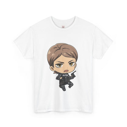 Attack On Titan Jean Kirstein Unisex Heavy Cotton Tee - Vibrant and Stylish Design for Otaku Heads