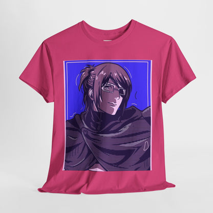 Attack On Titan Hange Zoë Unisex Heavy Cotton Tee - Vibrant and Stylish Design for Otaku Heads