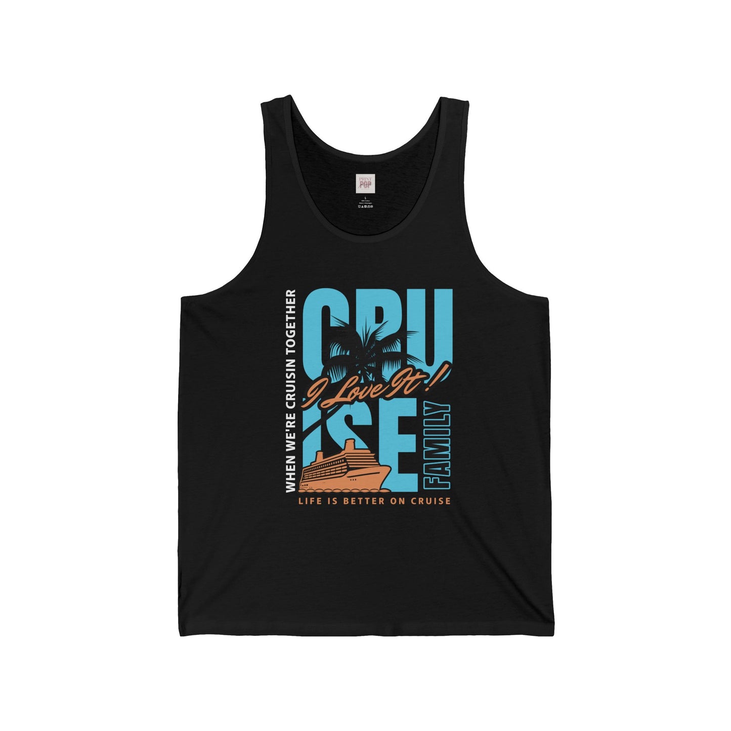 Cruise Family Unisex Jersey Tank - Perfect for Vacation and Summer Fun