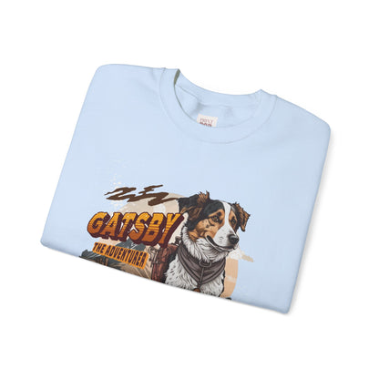 Gatsby the Adventurer Unisex Sweatshirt - Cozy Dog Lover Apparel