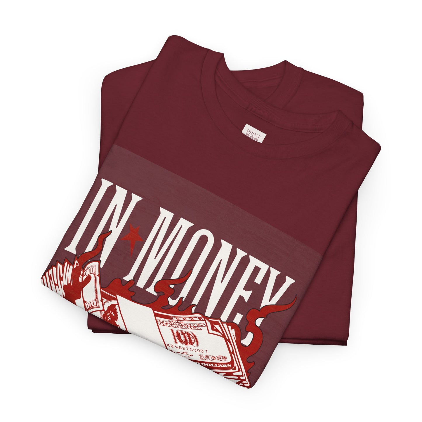 In Money We Trust Unisex Heavy Cotton Tee - Stylish Graphic T-Shirt for Trendsetters