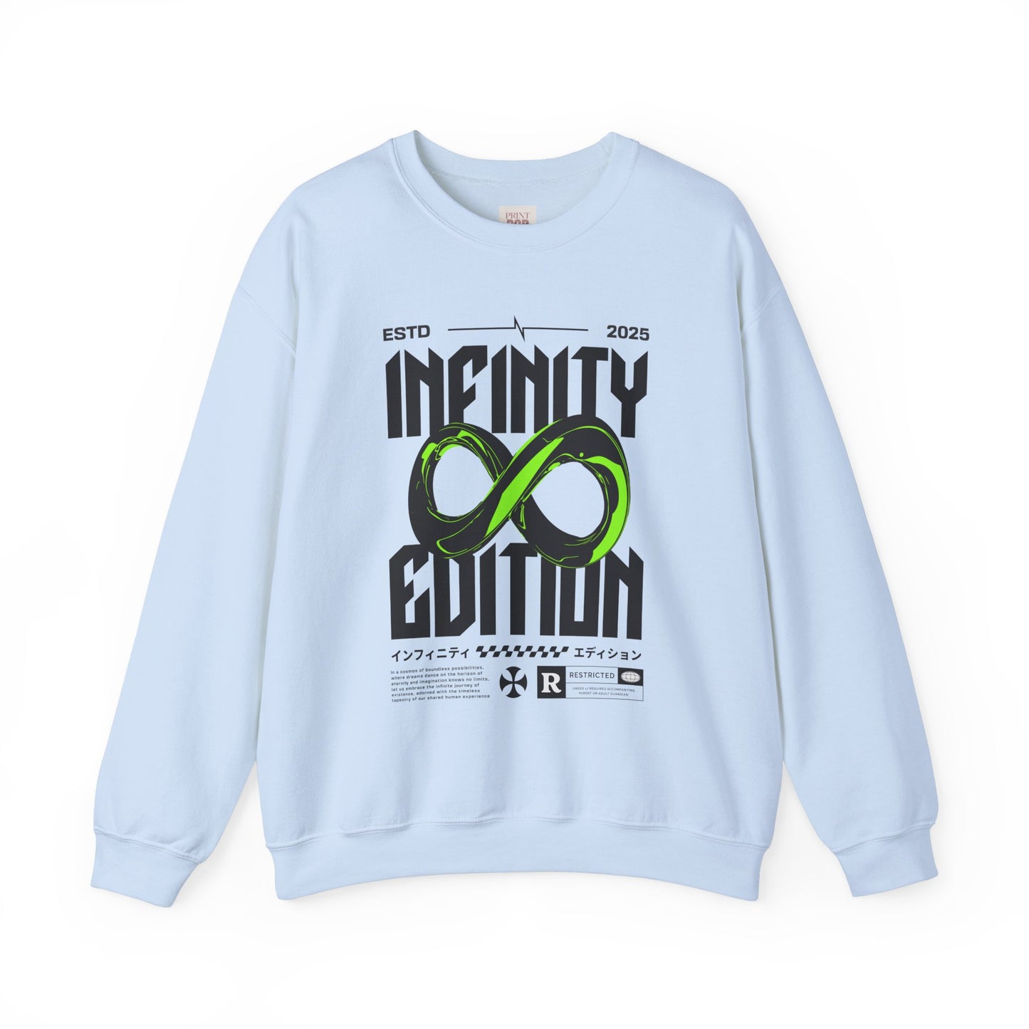 Infinity Edition Unisex Crewneck Unisex Heavy Blend Sweatshirt – Stylish & Comfortable