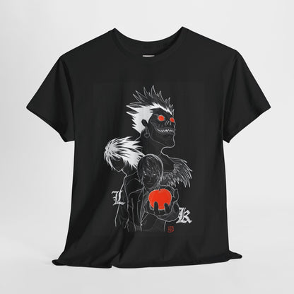 Death Note Unisex Heavy Cotton Tee - Vibrant and Stylish Design for Otaku Heads