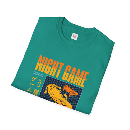 Night Game Retro Vibes Unisex Softstyle T-Shirt