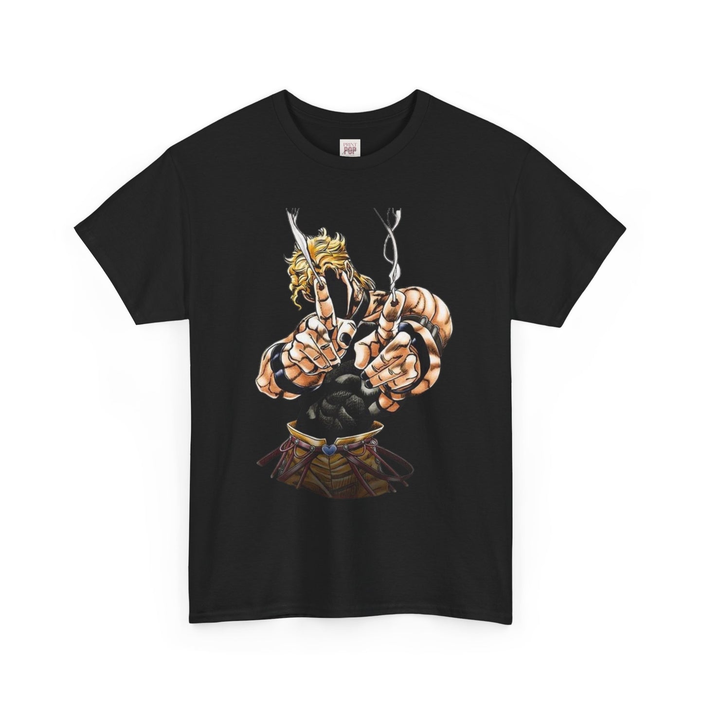 Jojo's Bizarre Adventure Dio Brando  Unisex Heavy Cotton Tee - Vibrant and Stylish Design for Otaku Heads