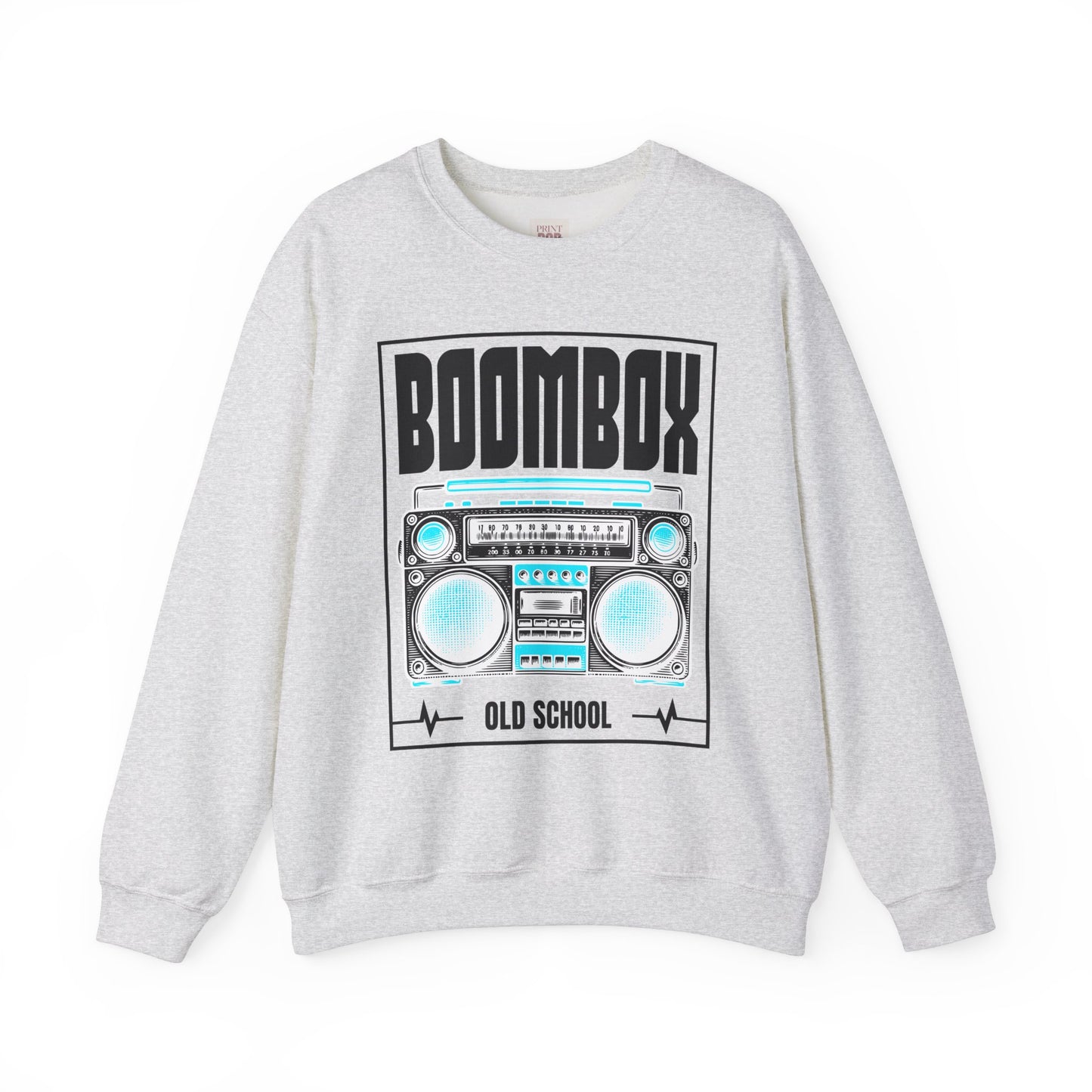 Retro Boombox Unisex Heavy Blend™ Crewneck Sweatshirt - Old School Vibes