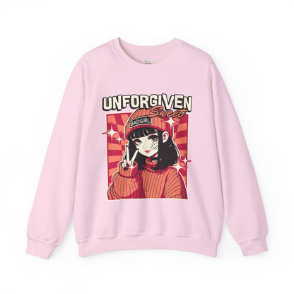 Unforgiven Sweet Bad Girl Unisex Heavy Blend Premium Crewneck Sweatshirt