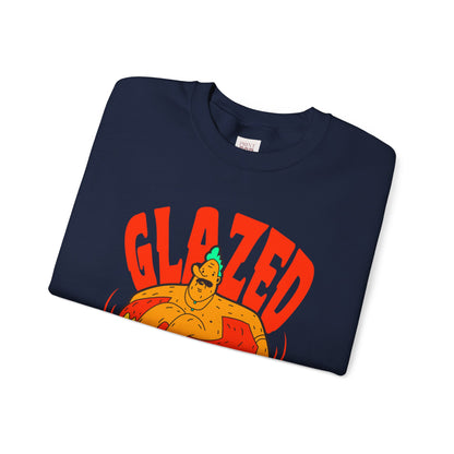 Glazed and Confused Crewneck Sweatshirt - Funny Unisex Pullover for Casual Comfort