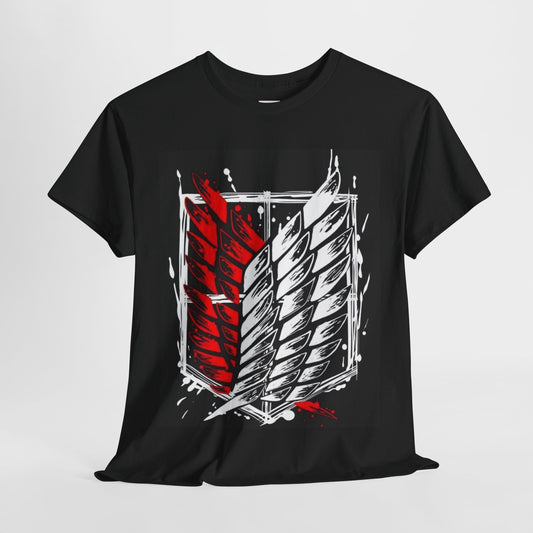 Attack On Titan Unisex Heavy Cotton Tee - Vibrant and Stylish Design for Otaku Heads