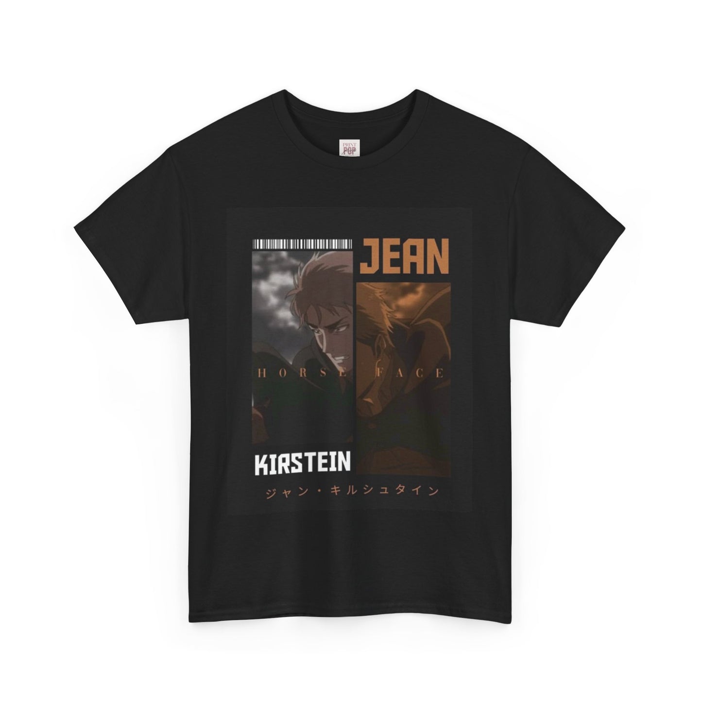 Attack On Titan Jean Kirstein Unisex Heavy Cotton Tee - Vibrant and Stylish Design for Otaku Heads