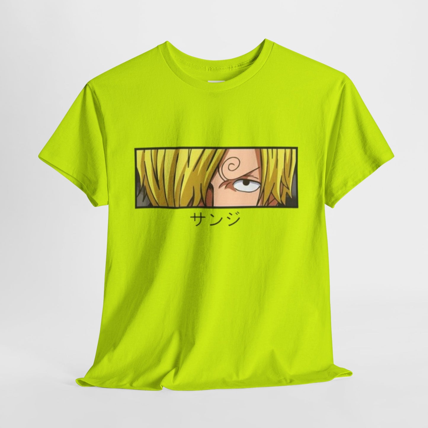 One Piece Sanji Unisex Heavy Cotton Tee - Vibrant and Stylish Design for Otaku Heads