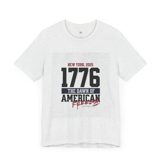 1776 American Freedom Unisex Jersey Tee - Celebrate Independence in Style