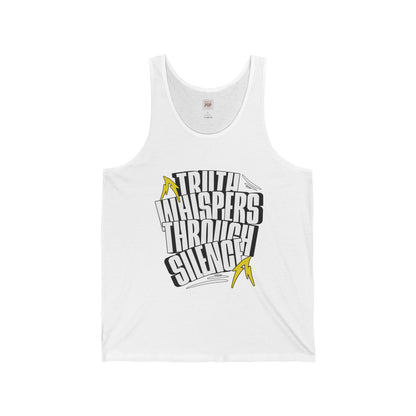 Unisex Jersey Tank - 'Truth Whispers Through Silence' Inspirational Tee