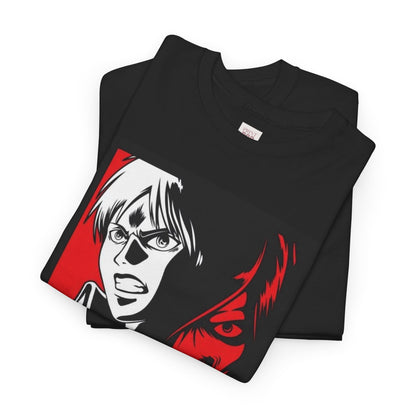 Attack On Titan Unisex Heavy Cotton Tee - Vibrant and Stylish Design for Otaku Heads