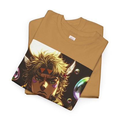 Jojo's Bizarre Adventure Caesar A. Zeppeli Unisex Heavy Cotton Tee - Vibrant and Stylish Design for Otaku Heads