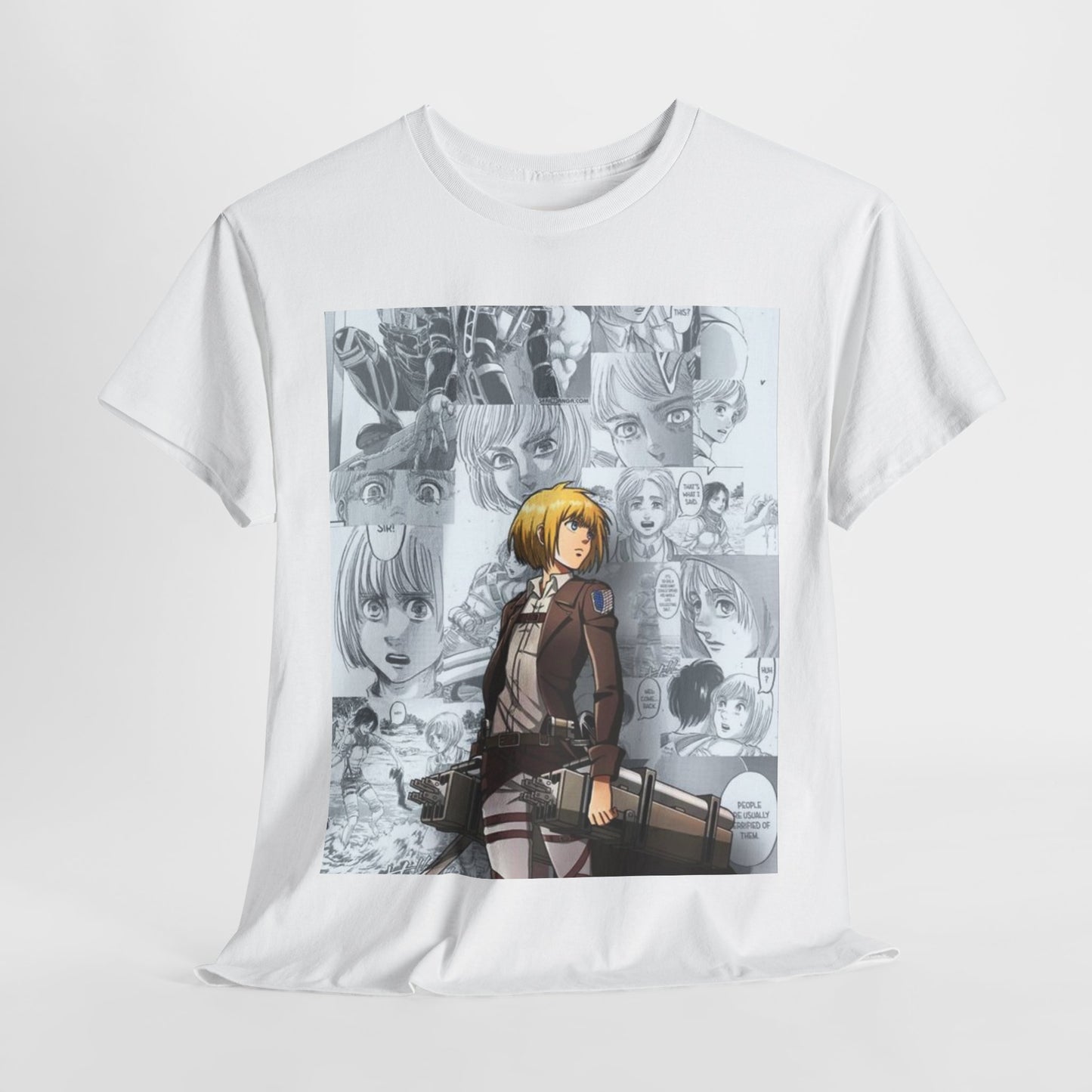 Attack On Titan Armin Arlert Unisex Heavy Cotton Tee - Vibrant and Stylish Design for Otaku Heads