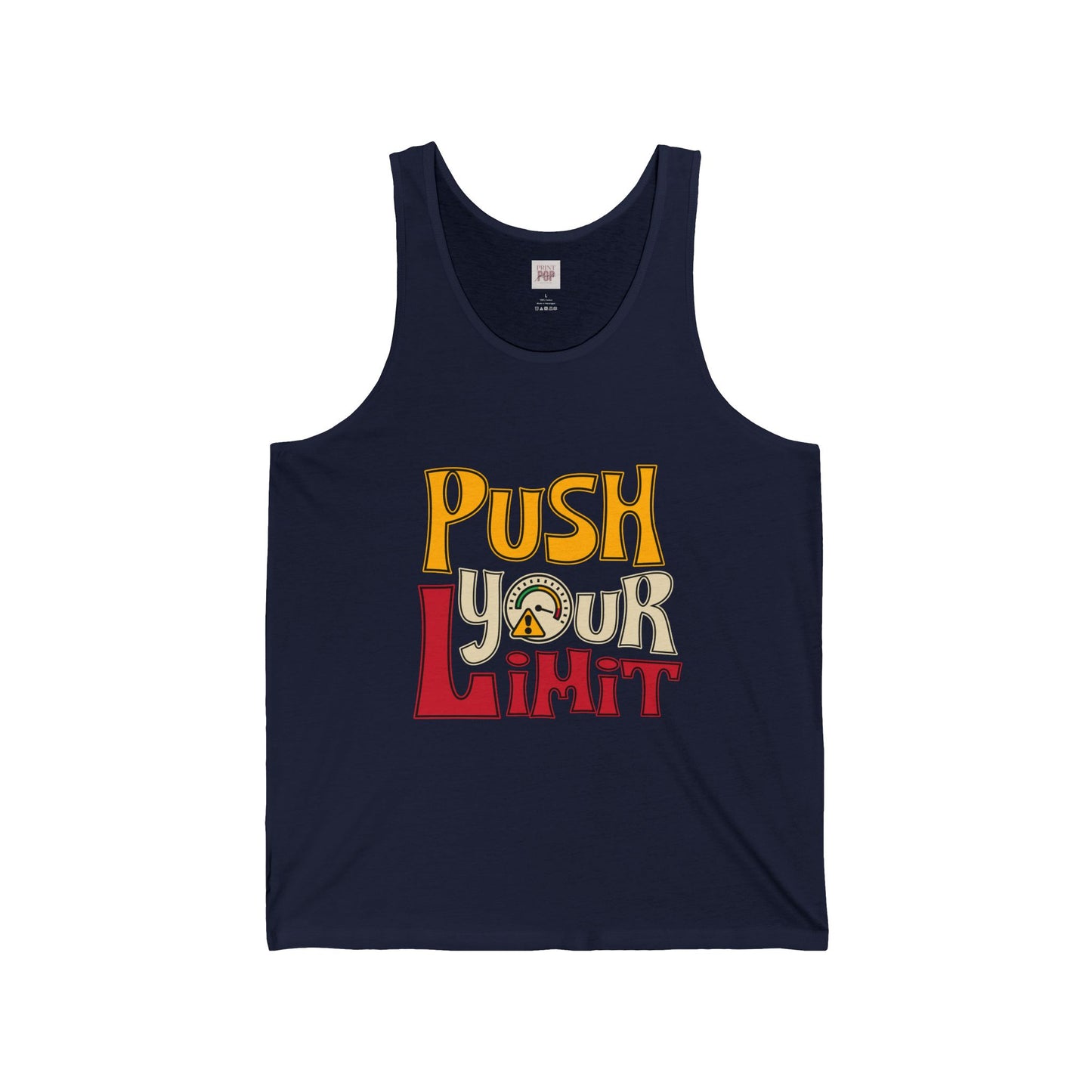 Motivational Unisex Premium and Comfortable Tank Top - 'Push Your Limit'