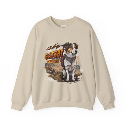 Gatsby the Adventurer Unisex Sweatshirt - Cozy Dog Lover Apparel