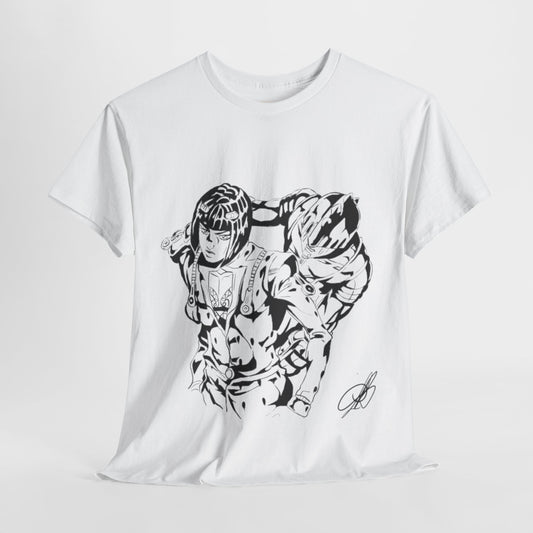 Jojo's Bizarre Adventure Bruno Bucciarati  Unisex Heavy Cotton Tee - Vibrant and Stylish Design for Otaku Heads