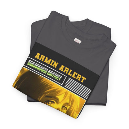 Attack On Titan Armin Arlert Unisex Heavy Cotton Tee - Vibrant and Stylish Design for Otaku Heads