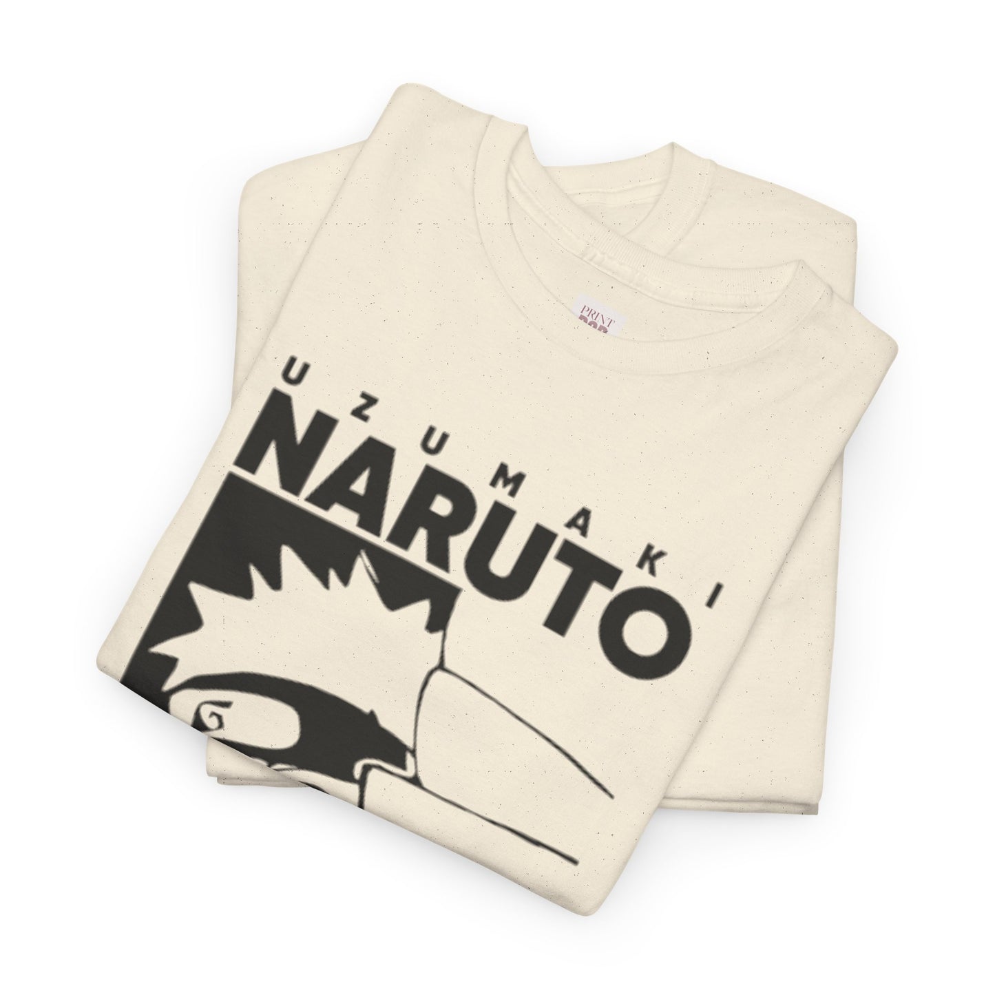 Naruto Shippuden Uzumaki Naruto Unisex Heavy Cotton Tee - Vibrant and Stylish Design for Otaku Heads