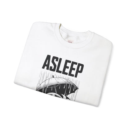 Cozy Dog-Themed Crewneck Sweatshirt - "ASLEEP" Design