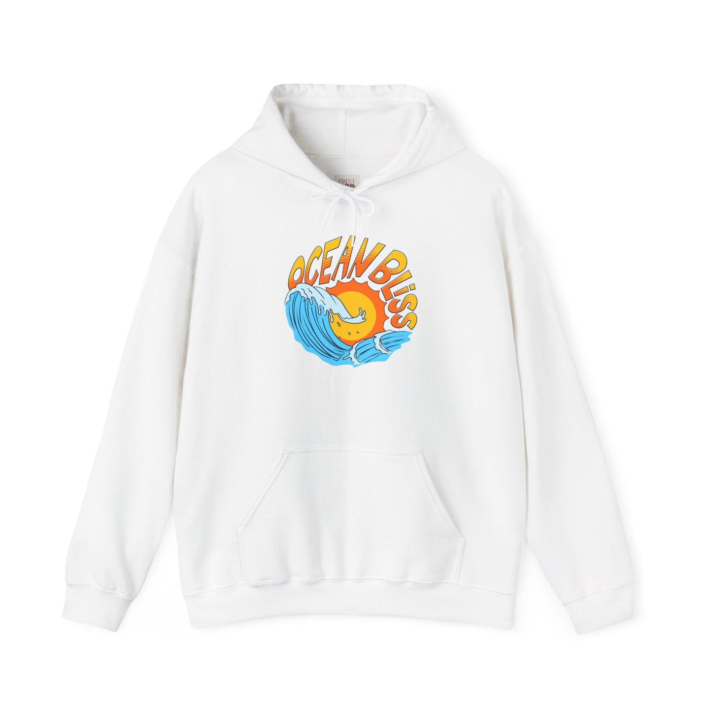 Ocean Bliss Quoted Unisex Hooded Hoodie - Comfy Relaxation Wear