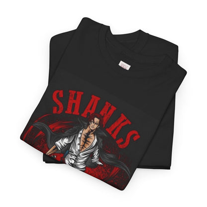 One Piece Shanks Unisex Heavy Cotton Tee - Vibrant and Stylish Design for Otaku Heads