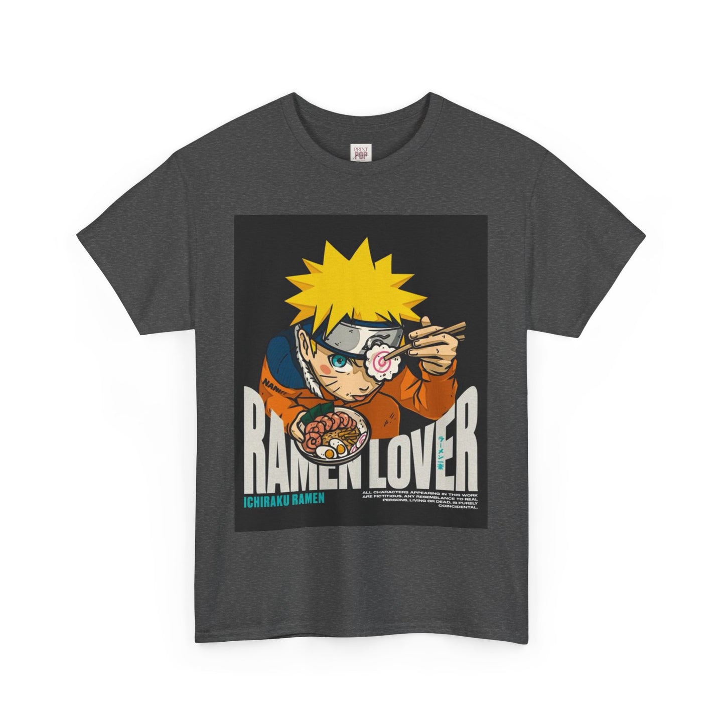 Naruto Shippuden Uzumaki Naruto Unisex Heavy Cotton Tee - Vibrant and Stylish Design for Otaku Heads