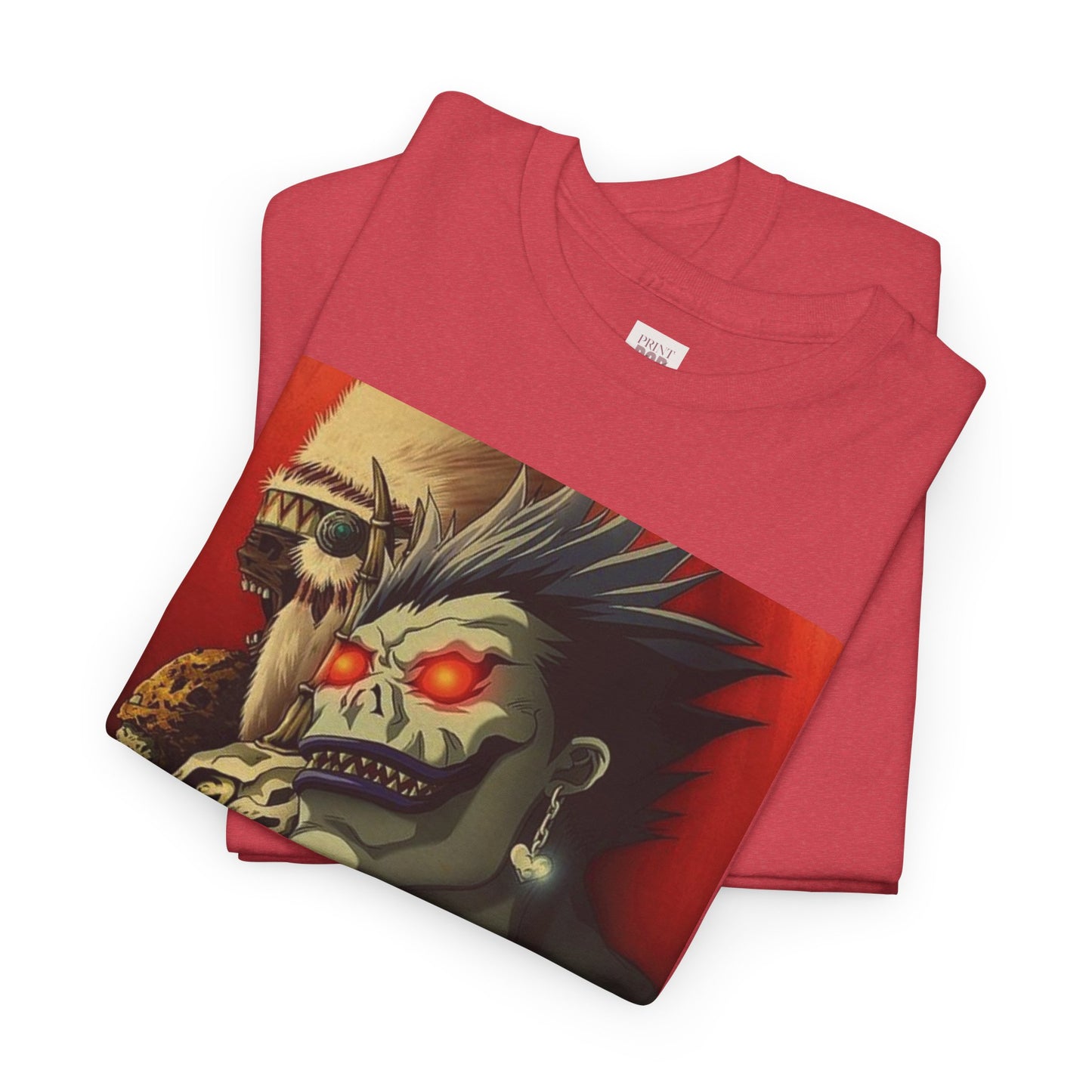 Death Note Ryuk Unisex Heavy Cotton Tee - Vibrant and Stylish Design for Otaku Heads