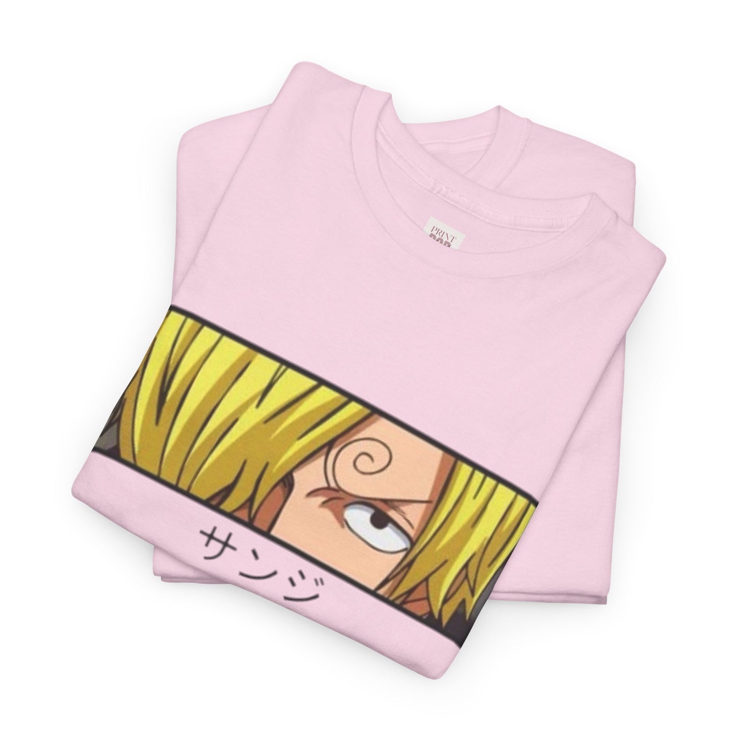 One Piece Sanji Unisex Heavy Cotton Tee - Vibrant and Stylish Design for Otaku Heads