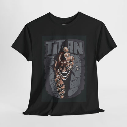 Attack On Titan Unisex Heavy Cotton Tee - Vibrant and Stylish Design for Otaku Heads