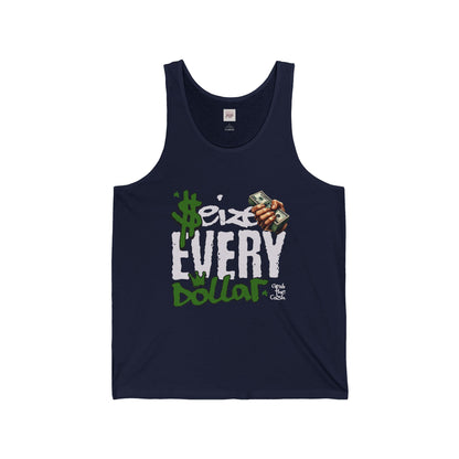 Streetwear Unisex Jersey Tank - '$ix Every Dollar' Graphic Tee