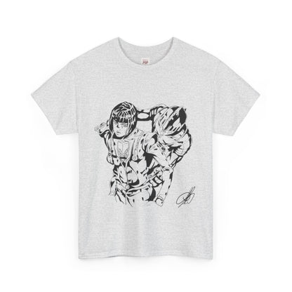 Jojo's Bizarre Adventure Bruno Bucciarati  Unisex Heavy Cotton Tee - Vibrant and Stylish Design for Otaku Heads