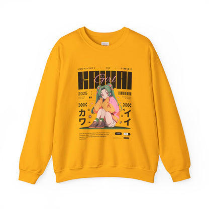 Anime-Inspired Unisex Heavy Blend™ Crewneck Sweatshirt - Retro Graphic for Casual Vibes