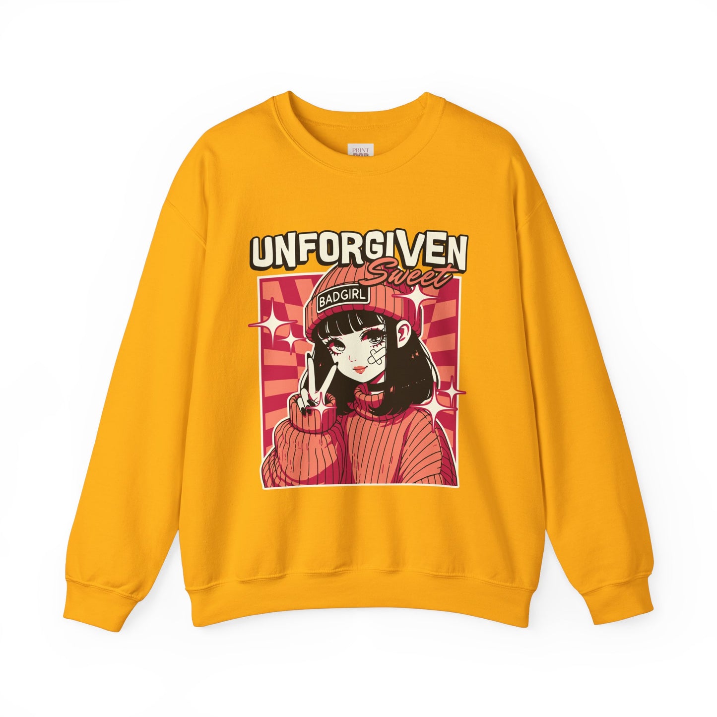 Unforgiven Sweet Bad Girl Unisex Heavy Blend Premium Crewneck Sweatshirt