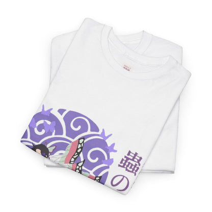 Demon Slayer Kocho Shinobu Unisex Heavy Cotton Tee - Vibrant and Stylish Design for Otaku Heads