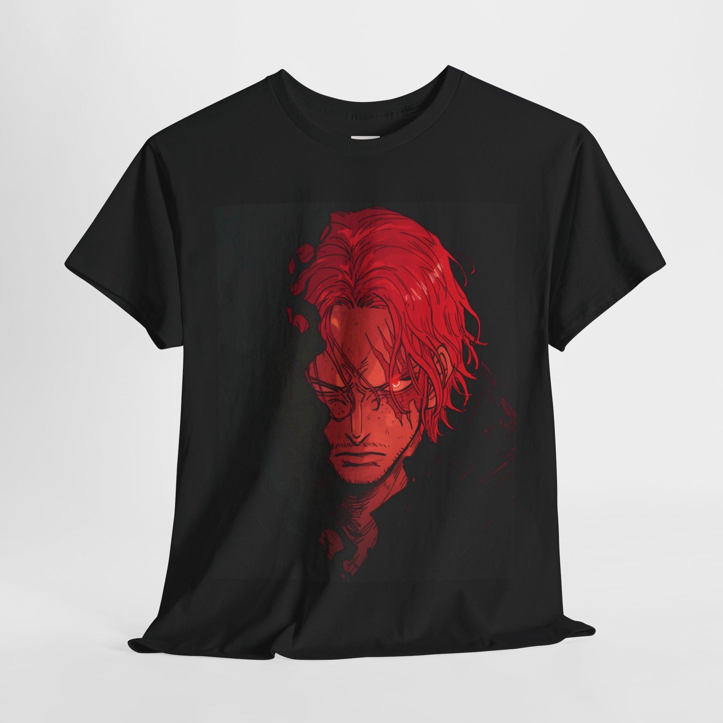 One Piece Shanks Unisex Heavy Cotton Tee - Vibrant and Stylish Design for Otaku Heads