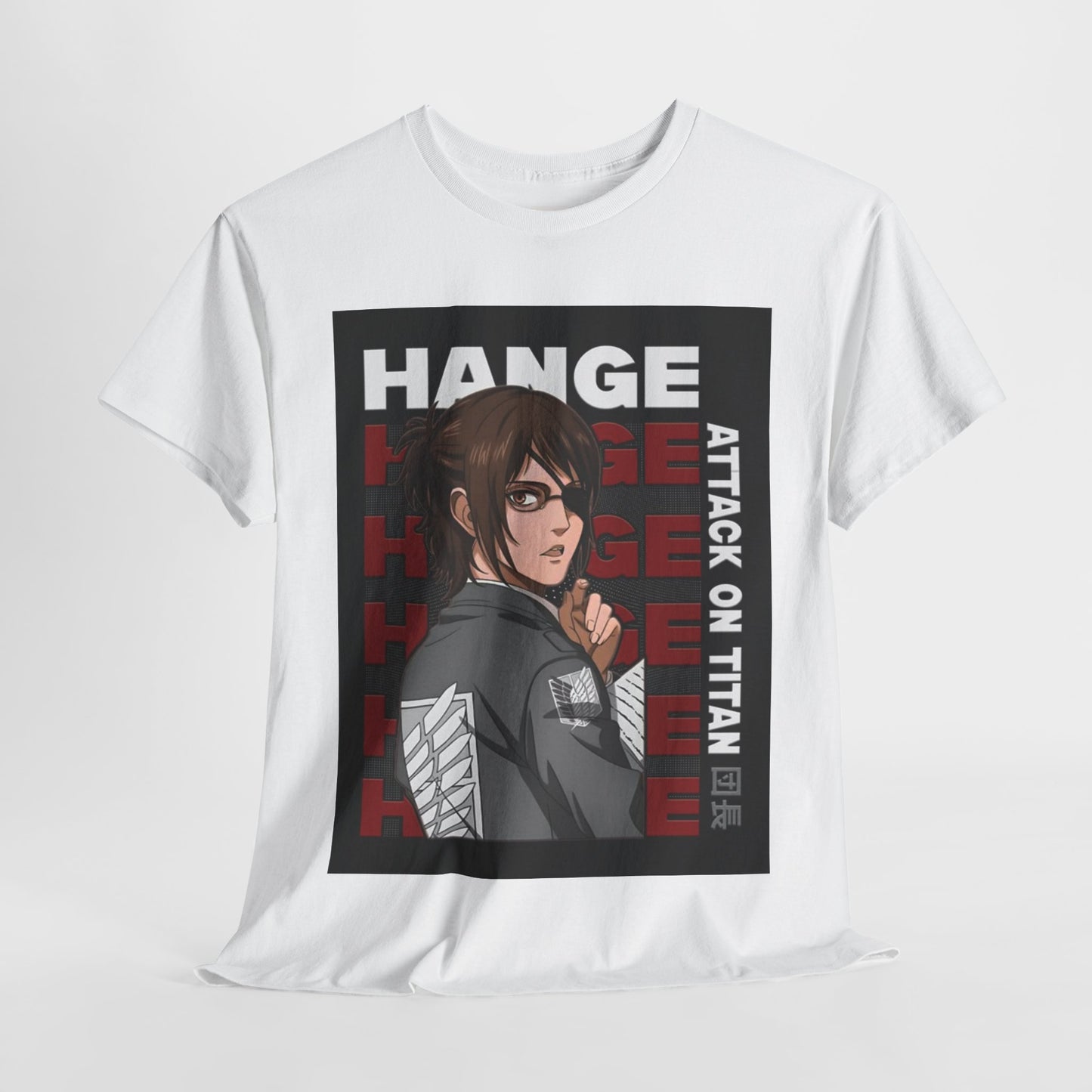 Attack On Titan Hange Zoë Unisex Heavy Cotton Tee - Vibrant and Stylish Design for Otaku Heads