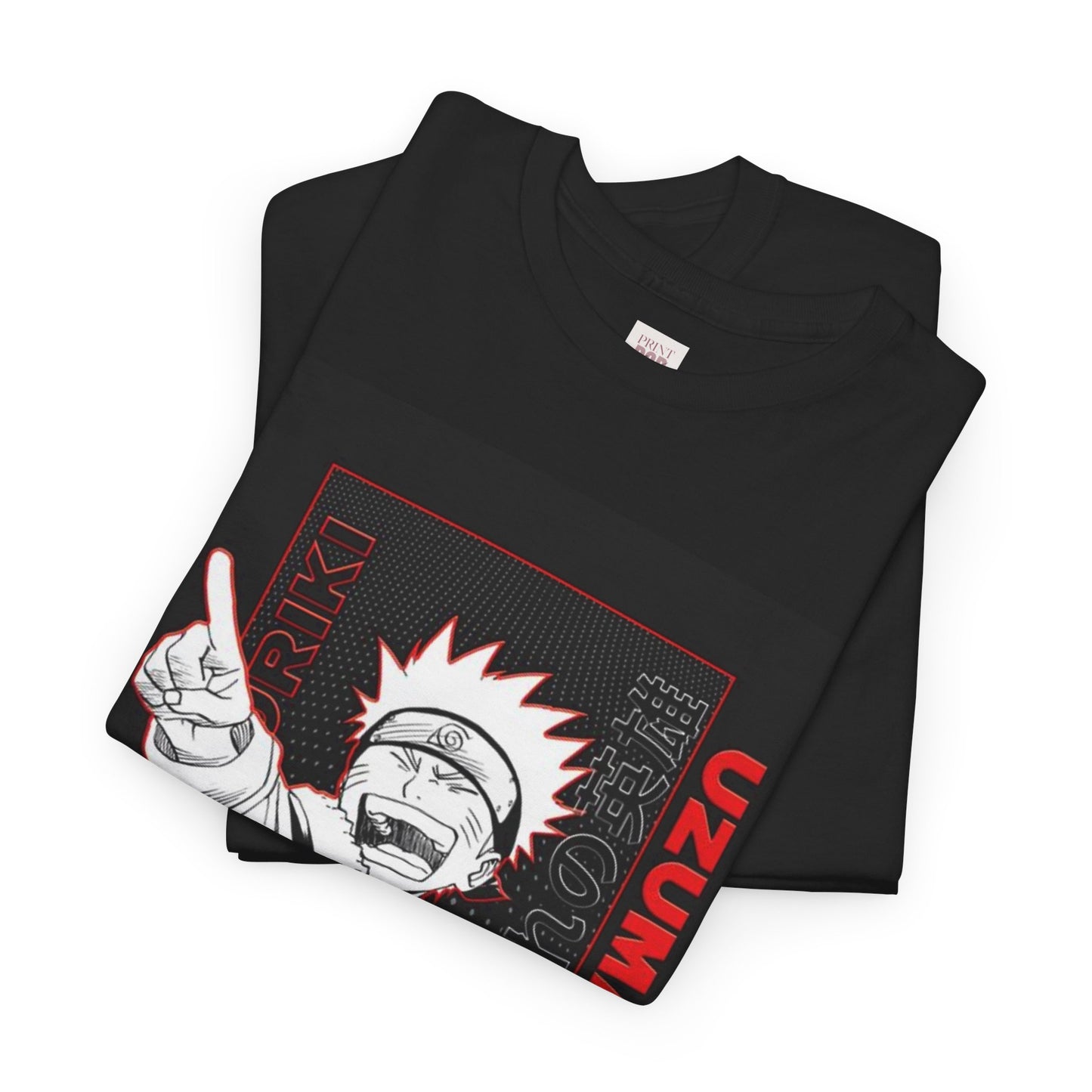 Naruto Shippuden Uzumaki Naruto Unisex Heavy Cotton Tee - Vibrant and Stylish Design for Otaku Heads