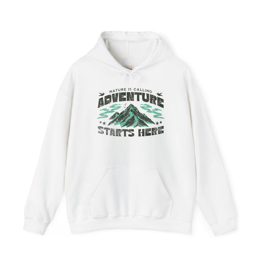 Adventure Awaits Quoted Unisex Heavy Blend Hoodie - Stylish, Premium and High Quality