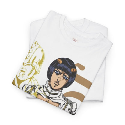 Jojo's Bizarre Adventure Bruno Bucciarati  Unisex Heavy Cotton Tee - Vibrant and Stylish Design for Otaku Heads